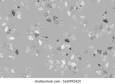 Light Gray vector backdrop with memphis shapes. Modern abstract illustration with colorful random forms. Best smart design for your business.