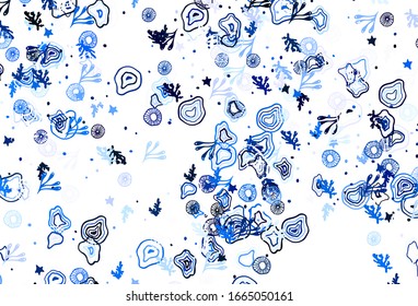 Light Gray vector backdrop with memphis shapes. Decorative design in abstract style with random forms. Best smart design for your business.