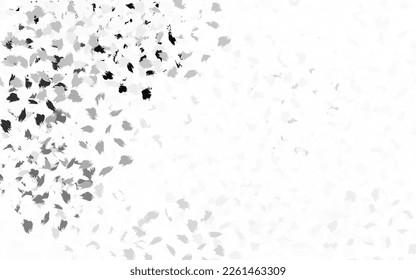 Light Gray vector backdrop with memphis shapes. Colorful chaotic forms with gradient in modern style. Simple design for your web site.
