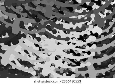 Light Gray vector backdrop with memphis shapes. Simple colorful illustration with abstract gradient shapes. Simple design for your web site.