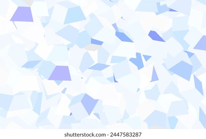 Light Gray vector backdrop with memphis shapes. Simple colorful illustration with abstract gradient shapes. Simple design for your web site.