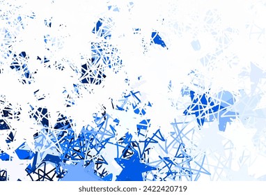 Light Gray vector backdrop with small and big stars. Modern geometrical abstract illustration with stars. Best design for your ad, poster, banner.