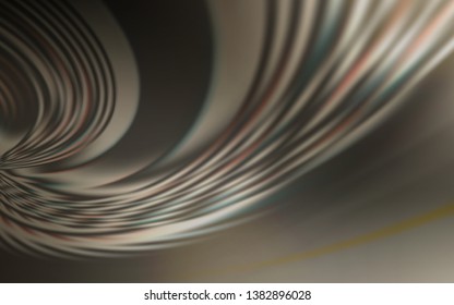 Light Gray vector backdrop with wry lines. A circumflex abstract illustration with gradient. Colorful wave pattern for your design.