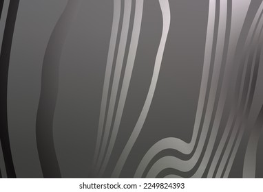Light Gray vector backdrop with wry lines. Modern gradient abstract illustration with bandy lines. Best design for your business.