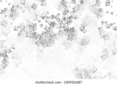 Light Gray vector background with abstract shapes. Decorative design in abstract style with random forms. Simple design for your web site.