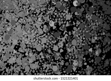 Light Gray vector background with abstract shapes. Illustration with colorful gradient shapes in abstract style. Simple design for your web site.