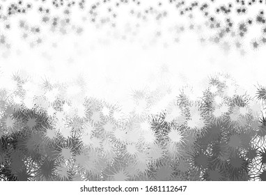 Fondo vectorial gris claro con formas abstractas. Coloridas formas caóticas con degradado de estilo moderno. Mejor diseño inteligente para su negocio.