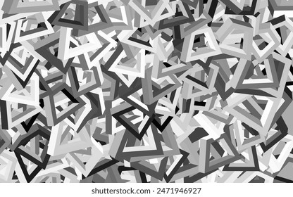 Light Gray vector background with abstract shapes. Modern abstract illustration with colorful random forms. Modern design for your business card.