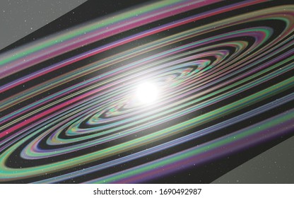 Light Gray vector background with astronomical stars. Space stars on blurred abstract background with gradient. Template for cosmic backgrounds.