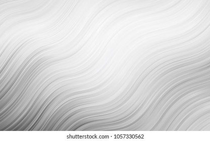 Light Gray vector background with bent ribbons. Shining crooked illustration in marble style. A new texture for your  ad, booklets, leaflets.
