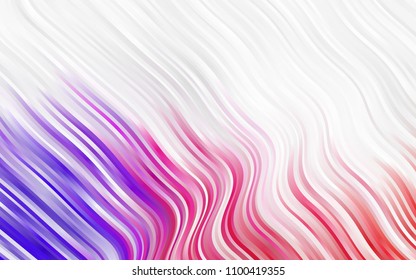 Light Gray vector background with bent lines. Colorful abstract illustration with gradient lines. Textured wave pattern for backgrounds.
