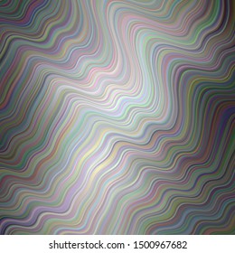 Light Gray vector background with bent lines. Brand new colorful illustration in simple style. New composition for your brand book.