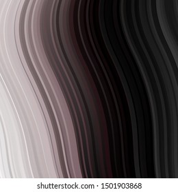 Light Gray vector background with bent lines. Colorful illustration in circular style with lines. Pattern for ads, commercials.