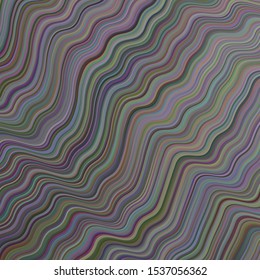 Light Gray vector background with bent lines. A circumflex abstract illustration with gradient. A completely new design for your business.