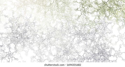 Light Gray vector background with bows. Colorful illustration in abstract style with bent lines. Best design for your ad, poster, banner.