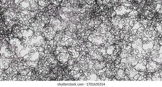 Light Gray vector background with bows. Colorful illustration, which consists of curves. Pattern for booklets, leaflets.