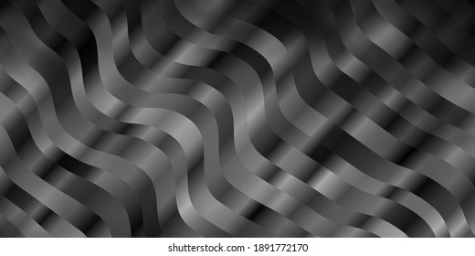 Light Gray vector background with bows. Colorful geometric sample with gradient curves.  Pattern for booklets, leaflets.