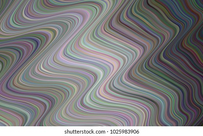 Light Gray vector background with bubble shapes. A completely new color illustration in memphis style. Pattern for your business design.