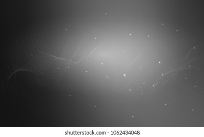 Light Gray vector background with bubbles. Abstract illustration with colored bubbles in nature style. Beautiful design for your business natural advert.