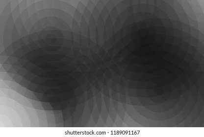 Light Gray vector background with bubbles. Abstract illustration with colored bubbles in nature style. Pattern can be used as texture of wallpapers.