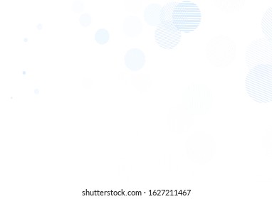 Light Gray vector background with bubbles. Beautiful colored illustration with blurred circles in nature style. New template for your brand book.