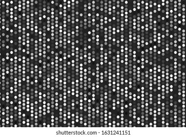 Light Gray vector background with bubbles. Abstract illustration with colored bubbles in nature style. Pattern for textures of wallpapers.