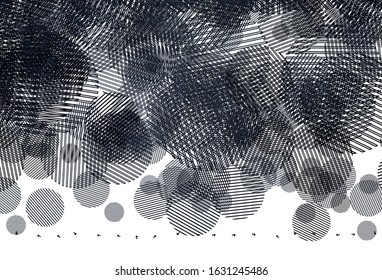 Light Gray vector background with bubbles. Glitter abstract illustration with blurred drops of rain. Design for poster, banner of websites.