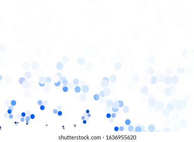Light Gray vector background with bubbles. Abstract illustration with colored bubbles in nature style. Pattern for ads, leaflets.