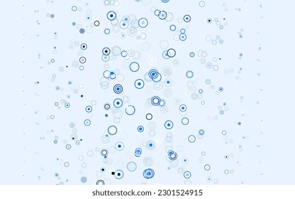 Light Gray vector background with bubbles. Illustration with set of shining colorful abstract circles. Pattern for beautiful websites.