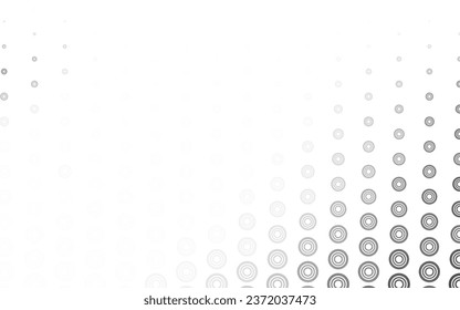 Light Gray vector background with bubbles. Blurred decorative design in abstract style with bubbles. Pattern for textures of wallpapers.