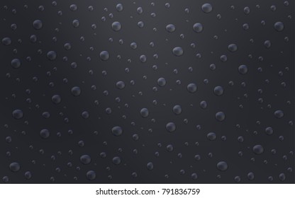 Light Gray vector background with bubbles. Blurred bubbles on abstract background with colorful gradient. Pattern can be used as texture of water, rain drops.