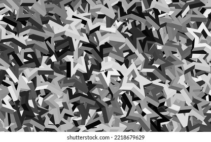 Light Gray vector background with colored stars. Decorative shining illustration with stars on abstract template. Pattern for futuristic ad, booklets.