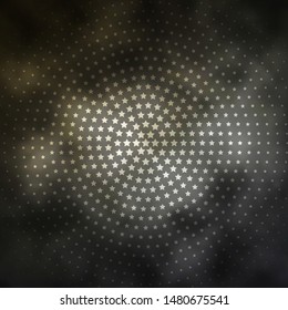 Light Gray vector background with colorful stars. Modern geometric abstract illustration with stars. Best design for your ad, poster, banner.