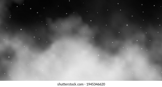 Light Gray vector background with colorful stars. Colorful illustration in abstract style with gradient stars. Pattern for new year ad, booklets.