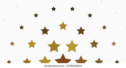 Light Gray vector background with colorful stars. Decorative illustration with stars on abstract template. Pattern for websites, landing pages.