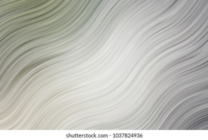 Light Gray vector background with curved circles. An elegant bright illustration with gradient. The template for cell phone backgrounds.