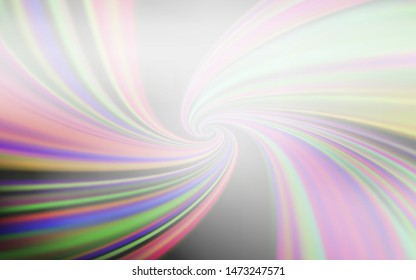 Light Gray vector background with curved lines. A completely new colorful illustration in simple style. The best colorful design for your business.