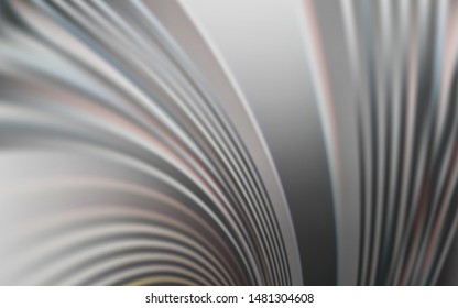 Light Gray vector background with curved lines. Colorful illustration in simple style with gradient. A completely new template for your design.
