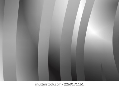 Light Gray vector background with curved lines. Colorful geometric sample with gradient lines.  A sample for your ideas.