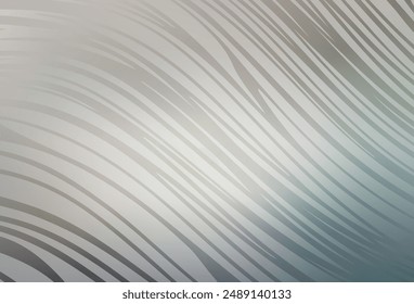 Light Gray vector background with curved lines. Colorful geometric sample with gradient lines.  Business design for posters, banners.