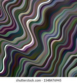 Light Gray vector background with curves. Illustration in abstract style with gradient curved.  Best design for your ad, poster, banner.