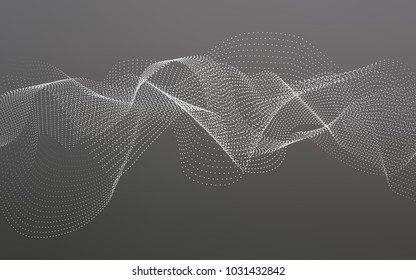 Light Gray vector background with dots. Illustration with set of shining colorful abstract circles. Pattern can be used as texture of water, rain drops.