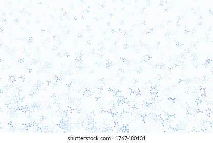 Light Gray vector background with forms of artificial intelligence. Colored AI structure with gradient lines and dots. Pattern for science, futuristic designs.