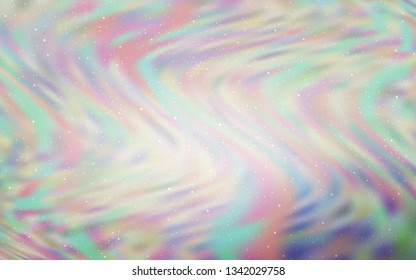 Light Gray vector background with galaxy stars. Shining colored illustration with bright astronomical stars. Pattern for futuristic ad, booklets.