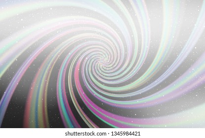 Light Gray vector background with galaxy stars. Modern abstract illustration with Big Dipper stars. Best design for your ad, poster, banner.