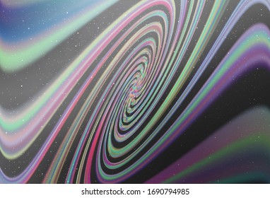 Light Gray vector background with galaxy stars. Glitter abstract illustration with colorful cosmic stars. Template for cosmic backgrounds.