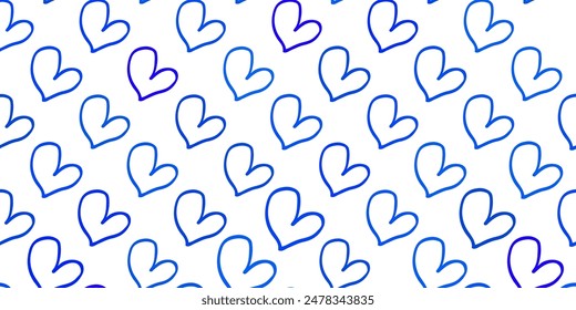 Light Gray vector background with hearts. Simple design in abstract style with women rights activism. Elegant design for wallpapers.