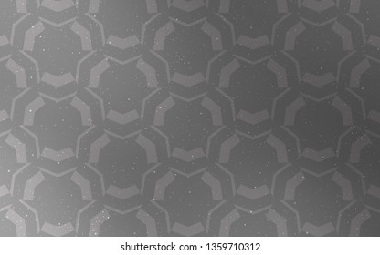 Light Gray vector background with lines. Geometric illustration in abstract style with gradient.  Elegant pattern for a brand book.