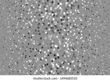 Light Gray vector background in polygonal style. Decorative design in abstract style with rectangles. The template can be used as a background.