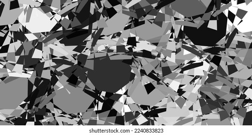 Fondo vectorial Gris claro con formas poligonales. Ilustración con formas triangulares coloridas abstractas. Iniciar diseño para el insperarión.